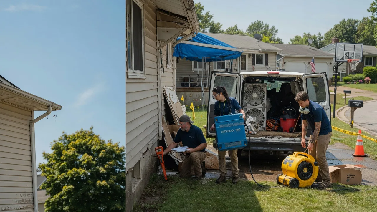 Ceiling Leak Cleanup in South Plymouth, NY near me